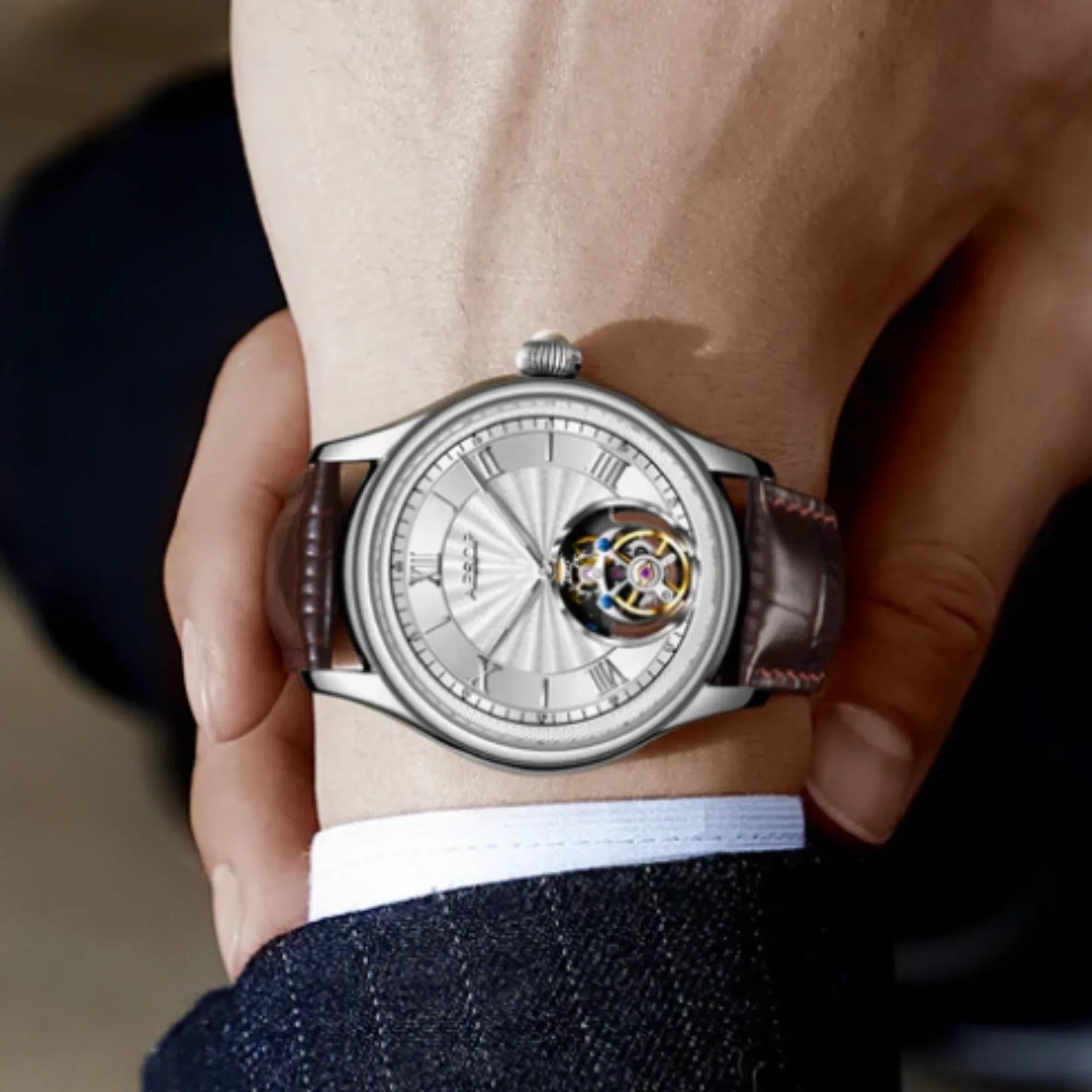 AESOP Diamond Tourbillon movement watch 7041 - DREAM WATCHES