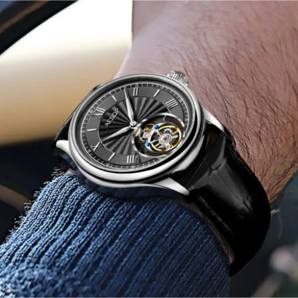 AESOP Diamond Tourbillon movement watch 7041 - DREAM WATCHES