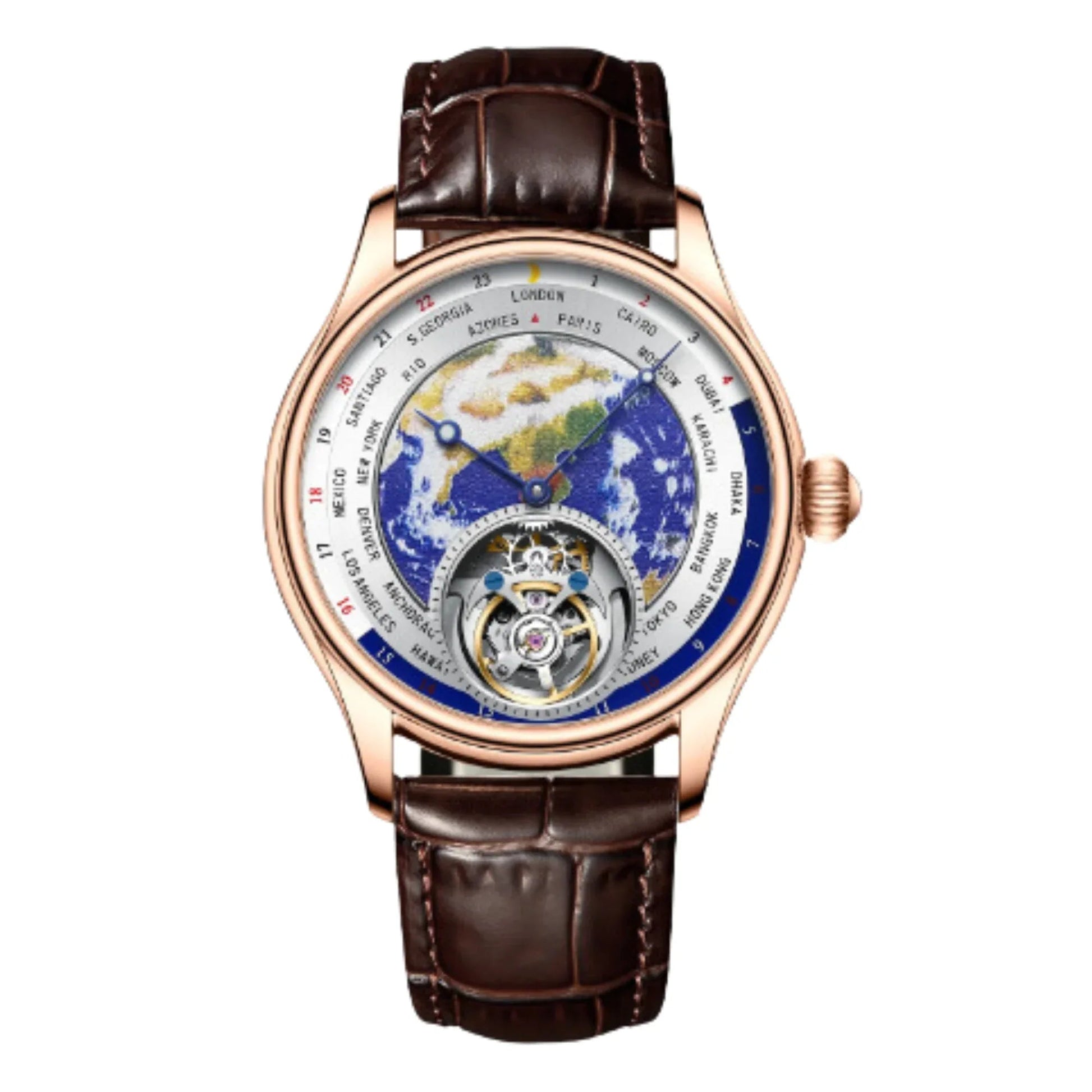 AESOP GIV Original Enamel Earth Tourbillon Model 088 - DREAM WATCHES