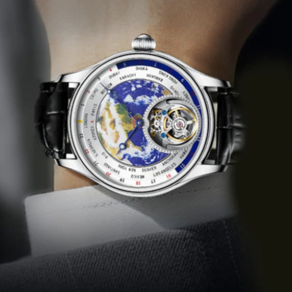 AESOP GIV Original Enamel Earth Tourbillon Model 088 - DREAM WATCHES