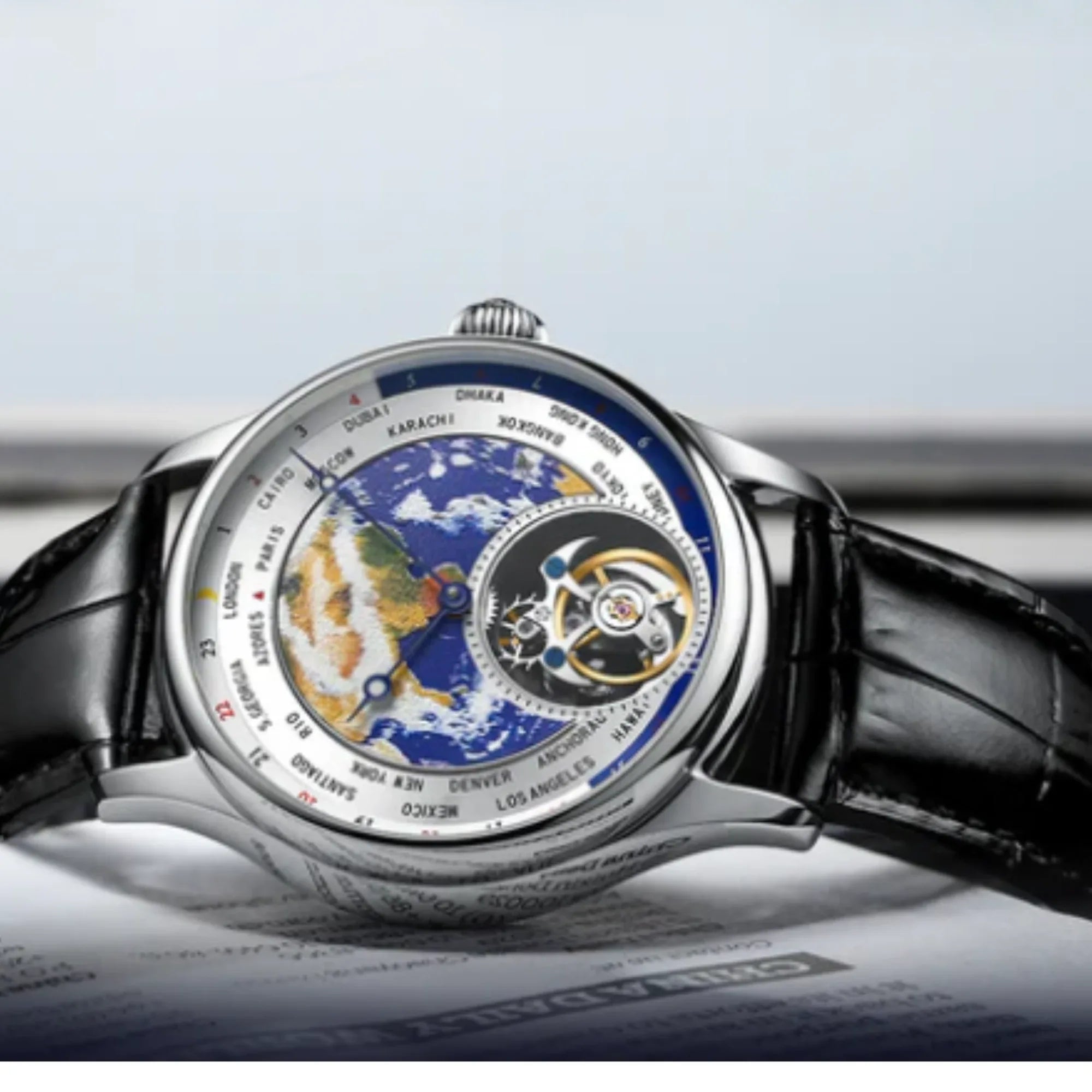 AESOP GIV Original Enamel Earth Tourbillon Model 088 - DREAM WATCHES