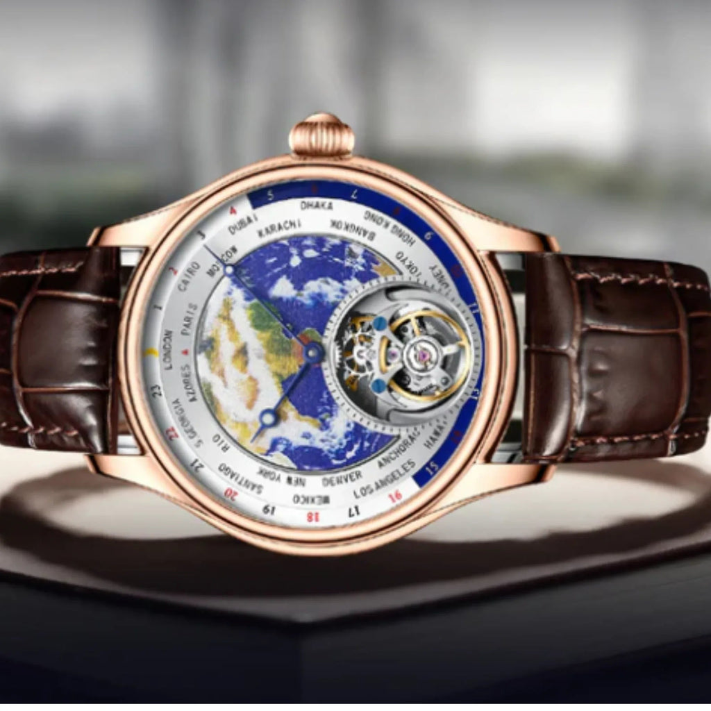AESOP GIV Original Enamel Earth Tourbillon Model 088 - DREAM WATCHES