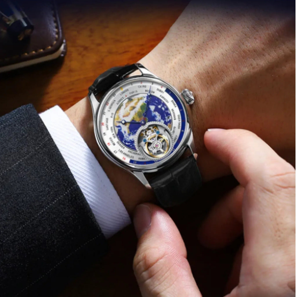 AESOP GIV Original Enamel Earth Tourbillon Model 088 - DREAM WATCHES