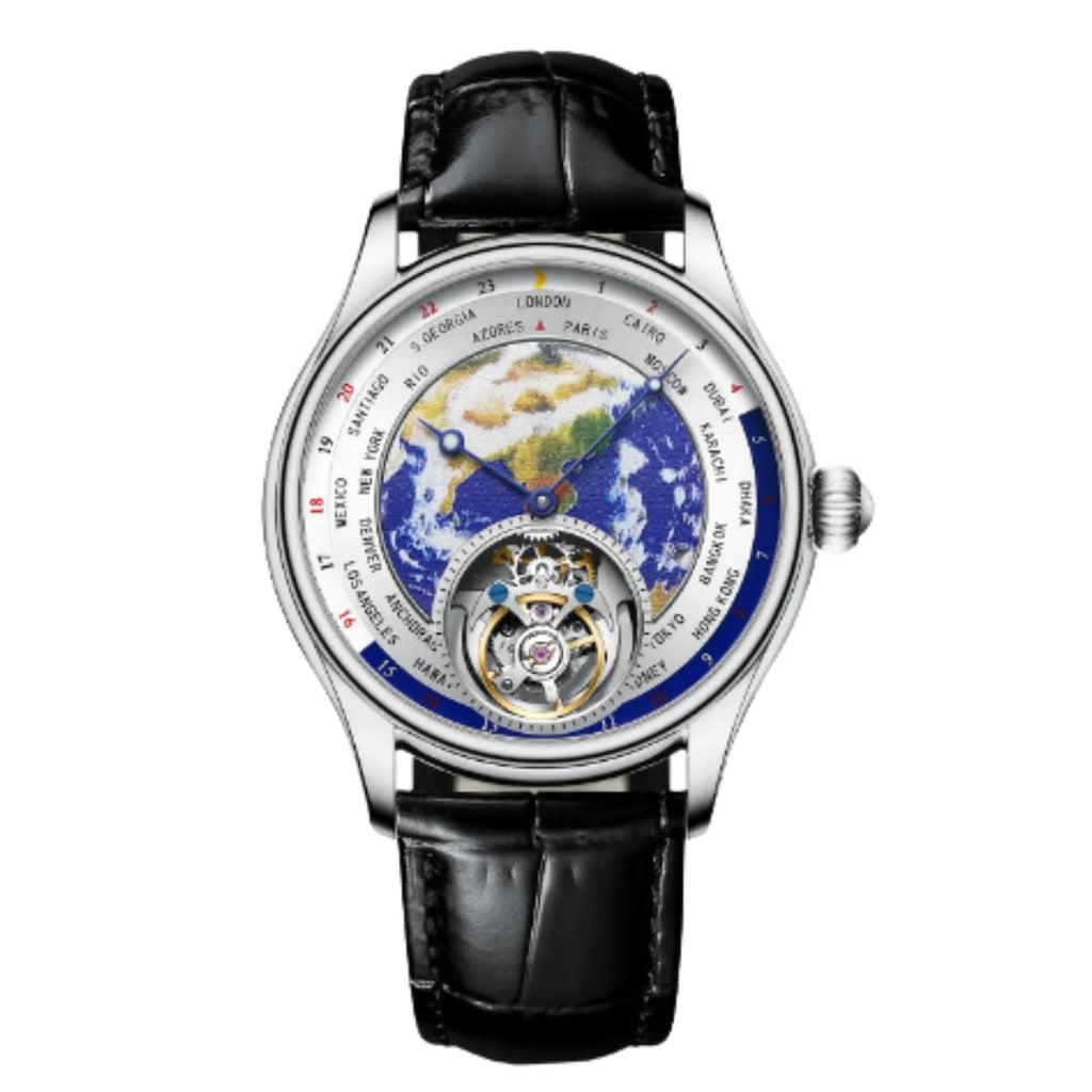 AESOP GIV Original Enamel Earth Tourbillon Model 088 - DREAM WATCHES