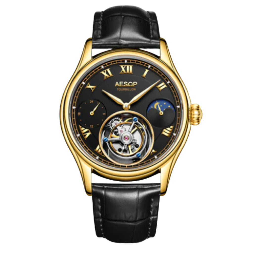 AESOP GMT Multifunction 100% Original Tourbillon 7020 watch - DREAM WATCHES