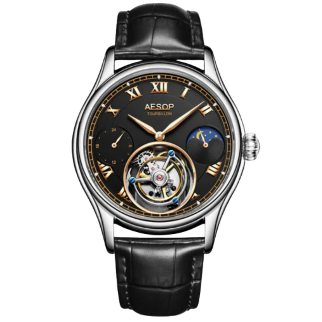 AESOP GMT Multifunction 100% Original Tourbillon 7020 watch - DREAM WATCHES