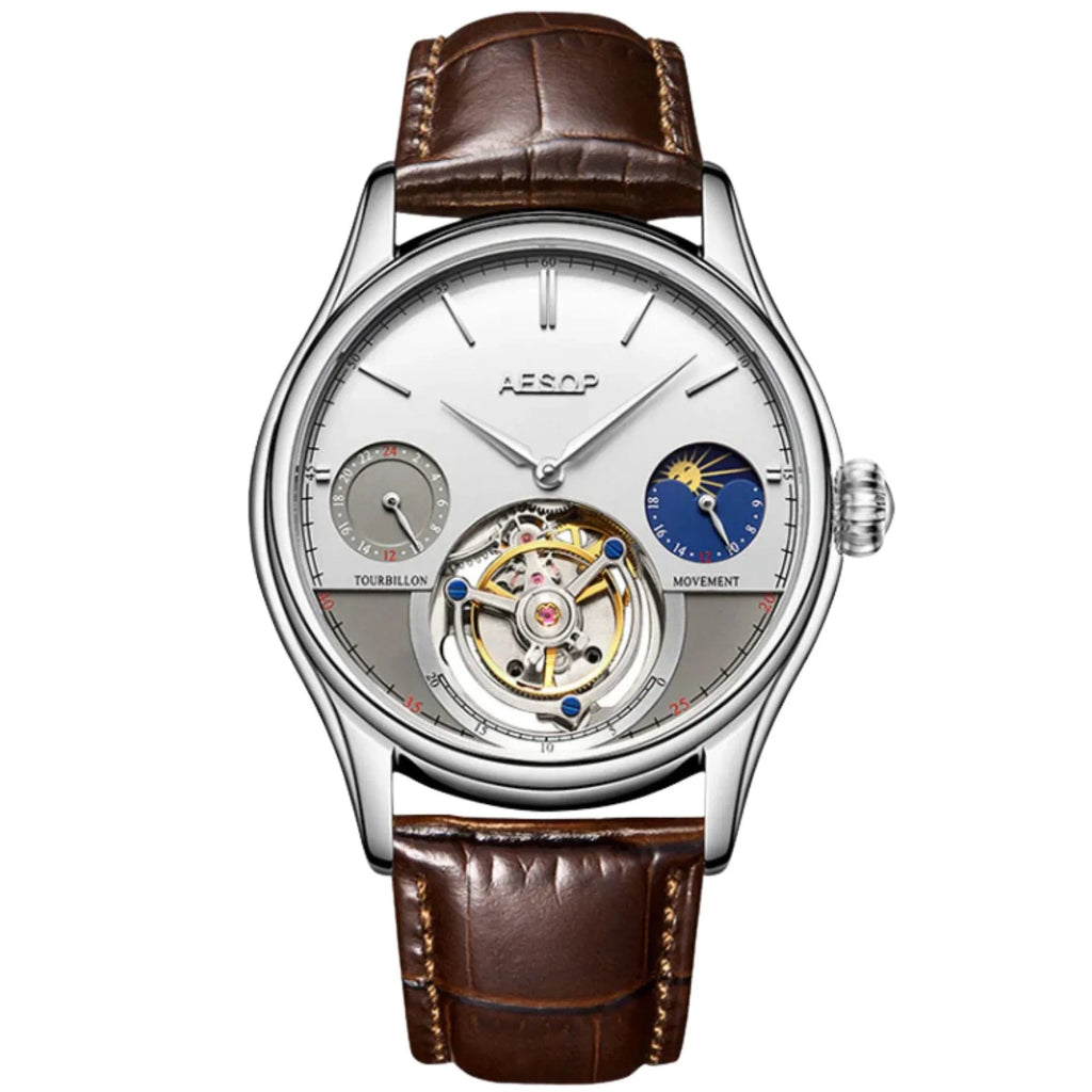 AESOP GMT Multifunction Original Tourbillon watch 7023 - DREAM WATCHES