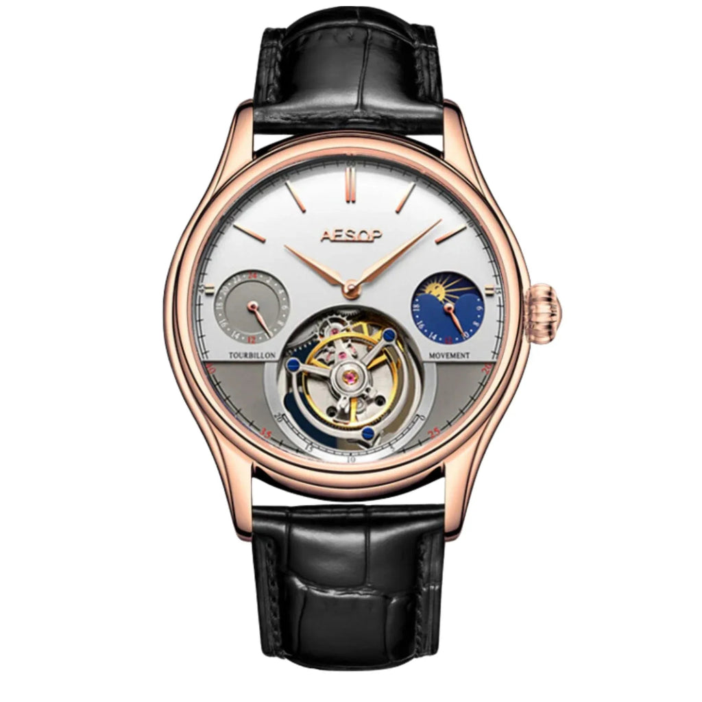 AESOP GMT Multifunction Original Tourbillon watch 7023 - DREAM WATCHES