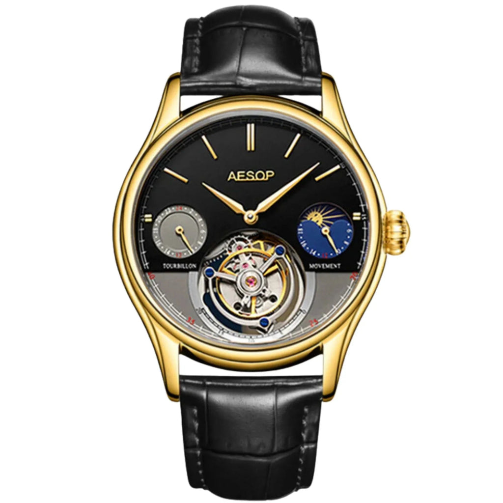 AESOP GMT Multifunction Original Tourbillon watch 7023 - DREAM WATCHES