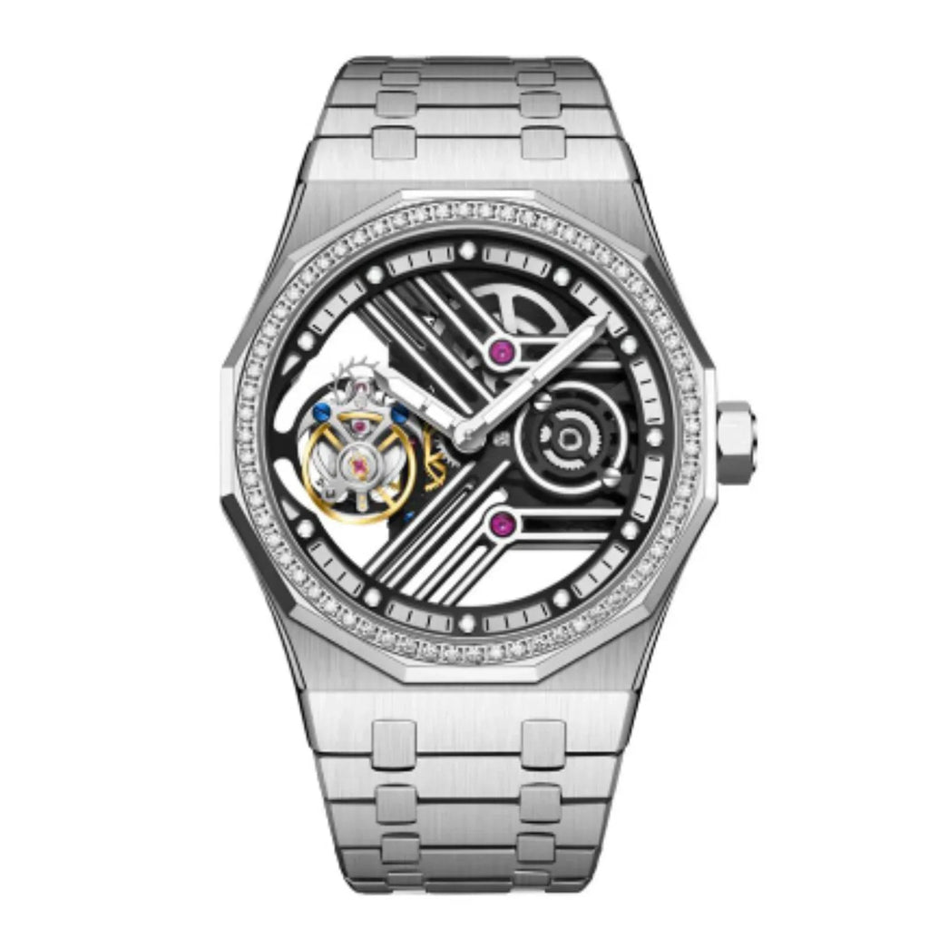 Aesop Original 9 Clock Crystal Tourbillon 7055 - DREAM WATCHES
