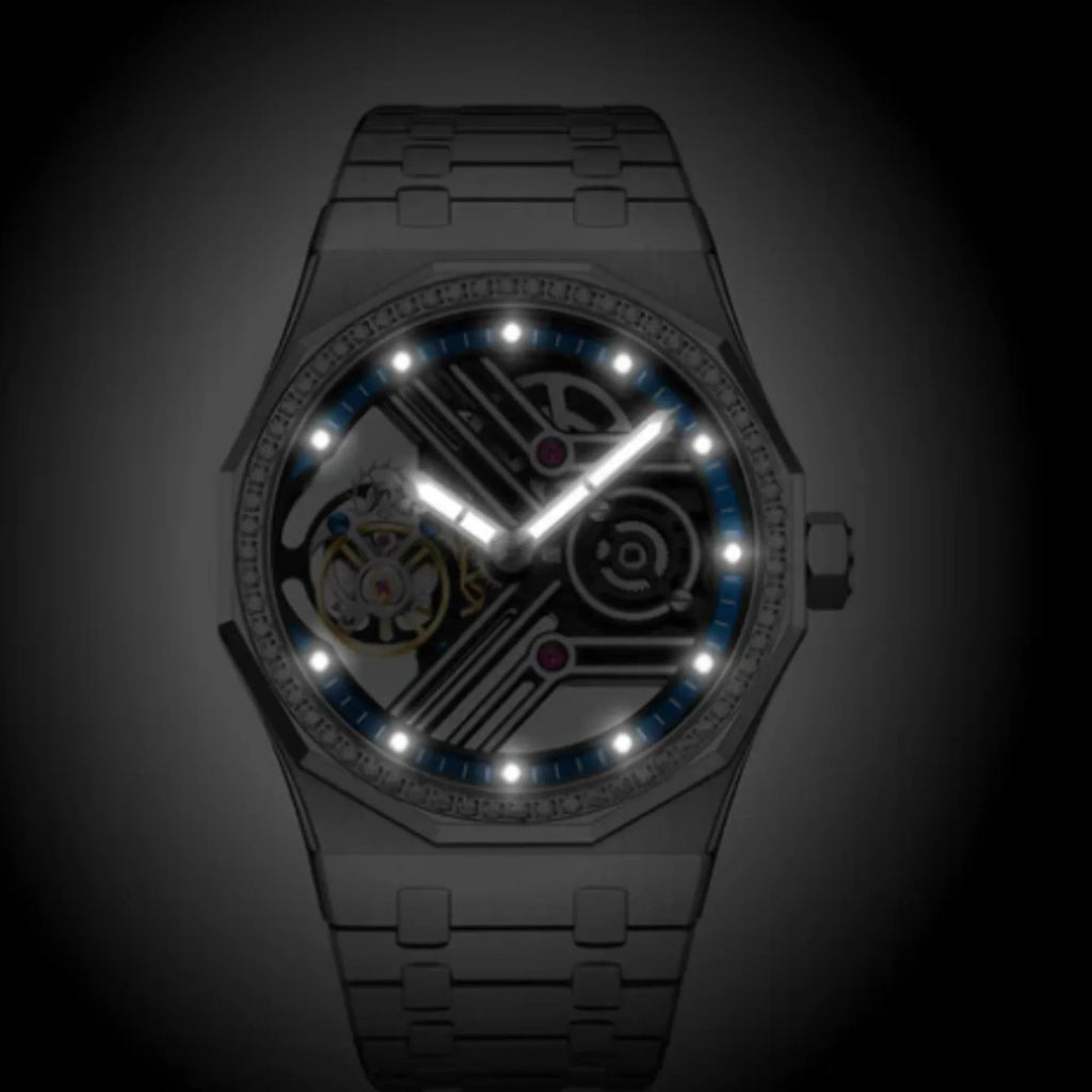 Aesop Original 9 Clock Crystal Tourbillon 7055 - DREAM WATCHES