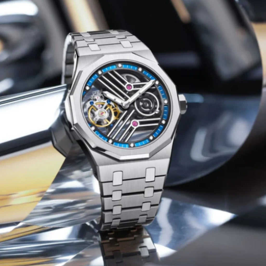 Aesop Original 9 Clock Crystal Tourbillon 7055 - DREAM WATCHES