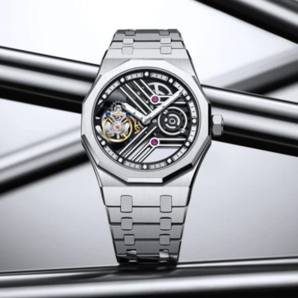 Aesop Original 9 Clock Crystal Tourbillon 7055 - DREAM WATCHES