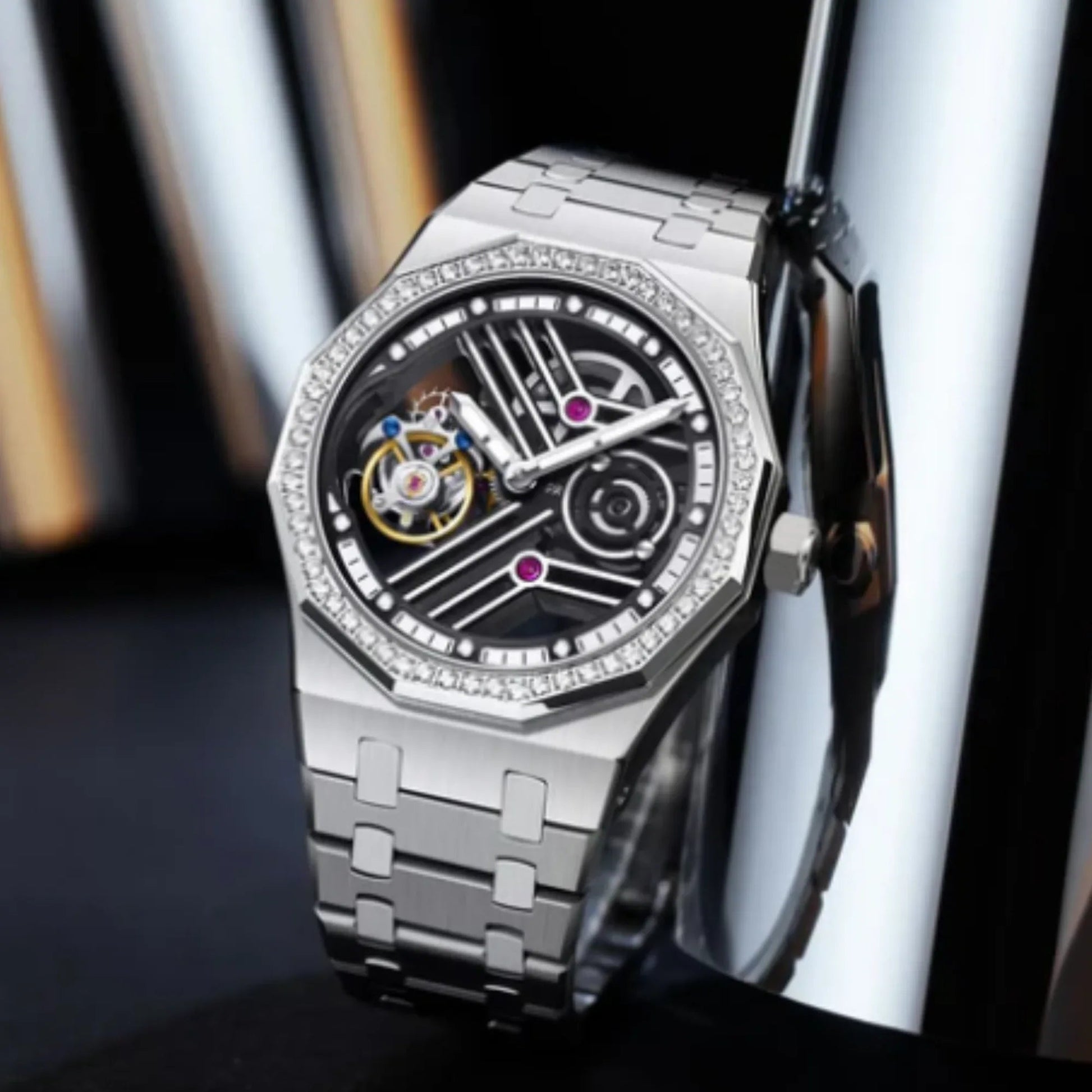 Aesop Original 9 Clock Crystal Tourbillon 7055 - DREAM WATCHES