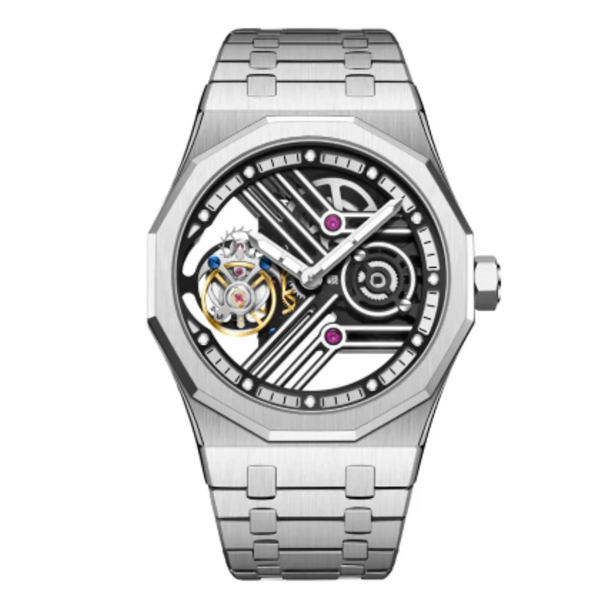 Aesop Original 9 Clock Crystal Tourbillon 7055 - DREAM WATCHES