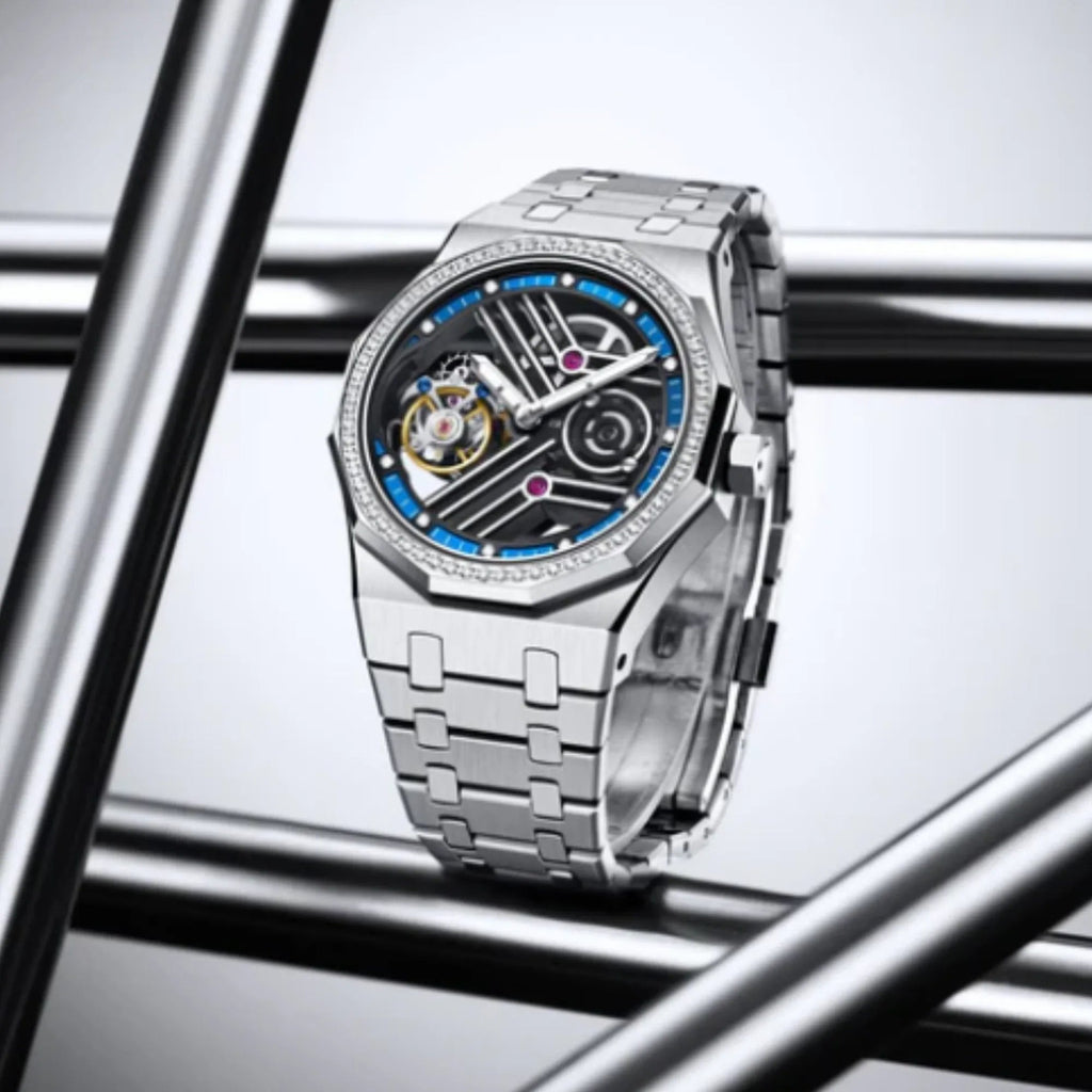 Aesop Original 9 Clock Crystal Tourbillon 7055 - DREAM WATCHES