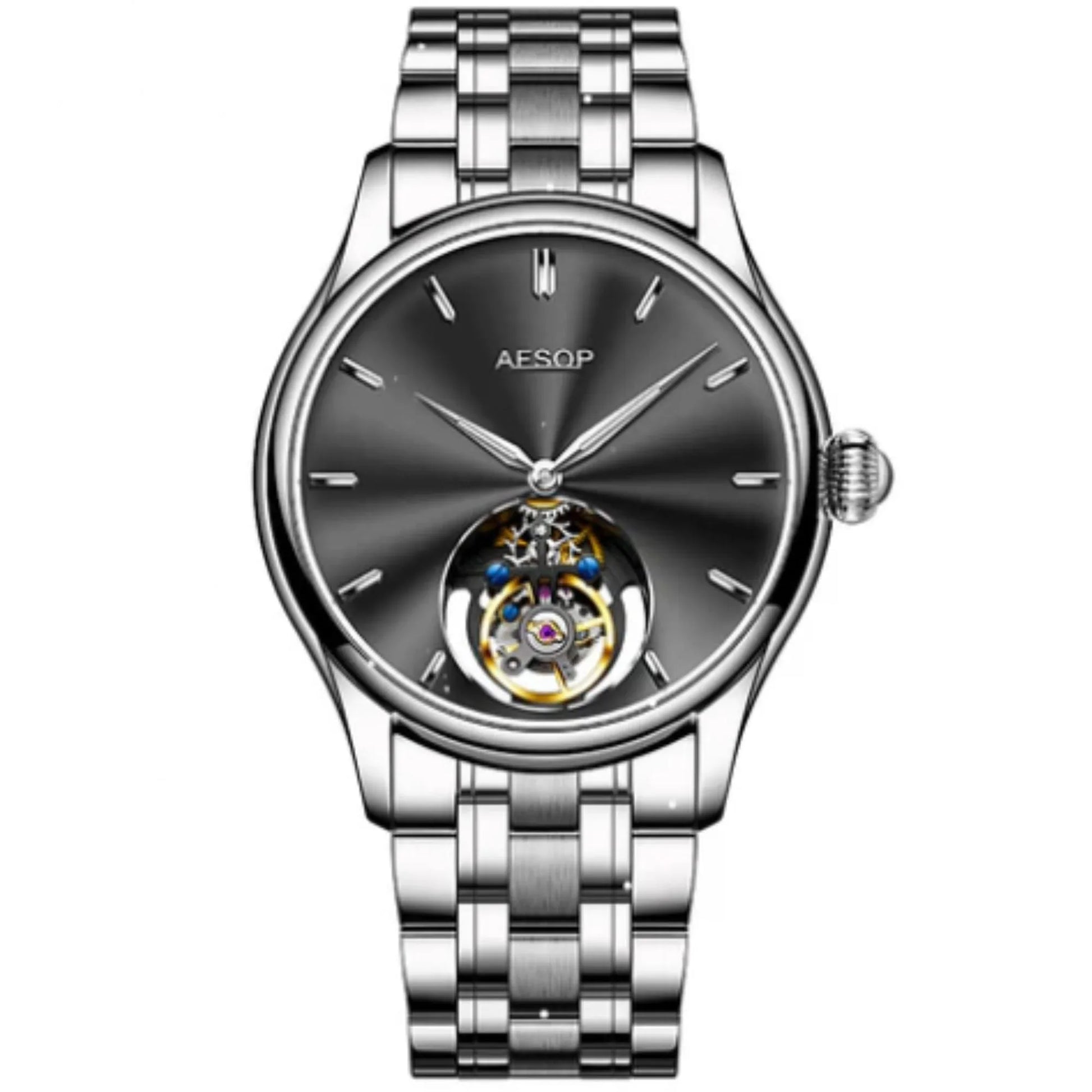 AESOP Original diamond tourbillon movement watch 7040 - DREAM WATCHES