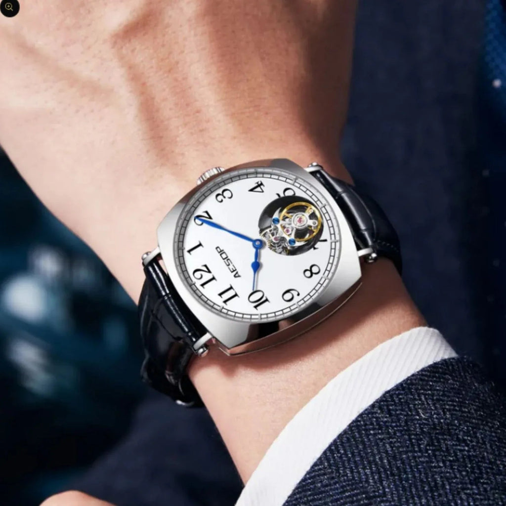 AESOP Original diamond tourbillon movement watch 7068 - DREAM WATCHES