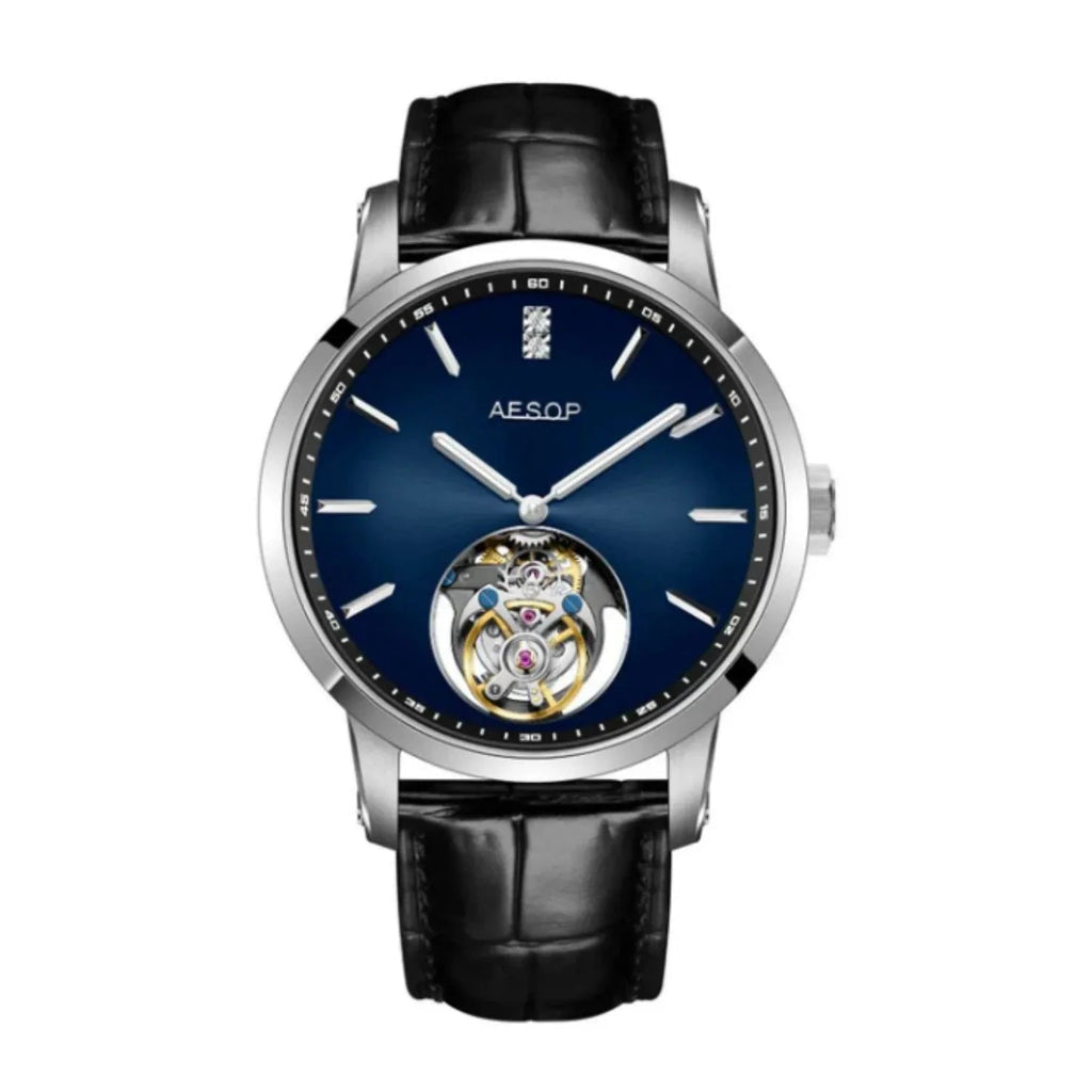 AESOP Original diamond tourbillon movement watch 7090 - DREAM WATCHES