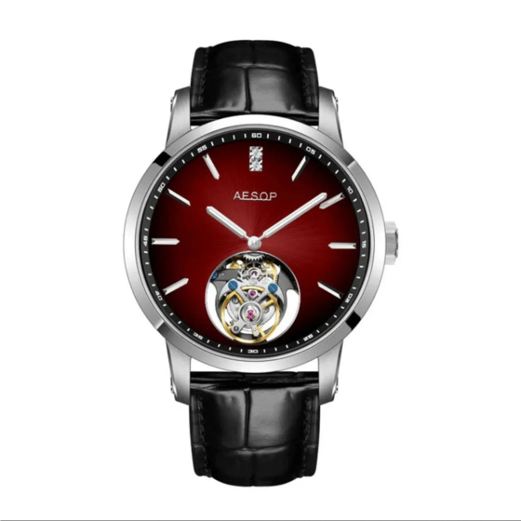 AESOP Original diamond tourbillon movement watch 7090 - DREAM WATCHES