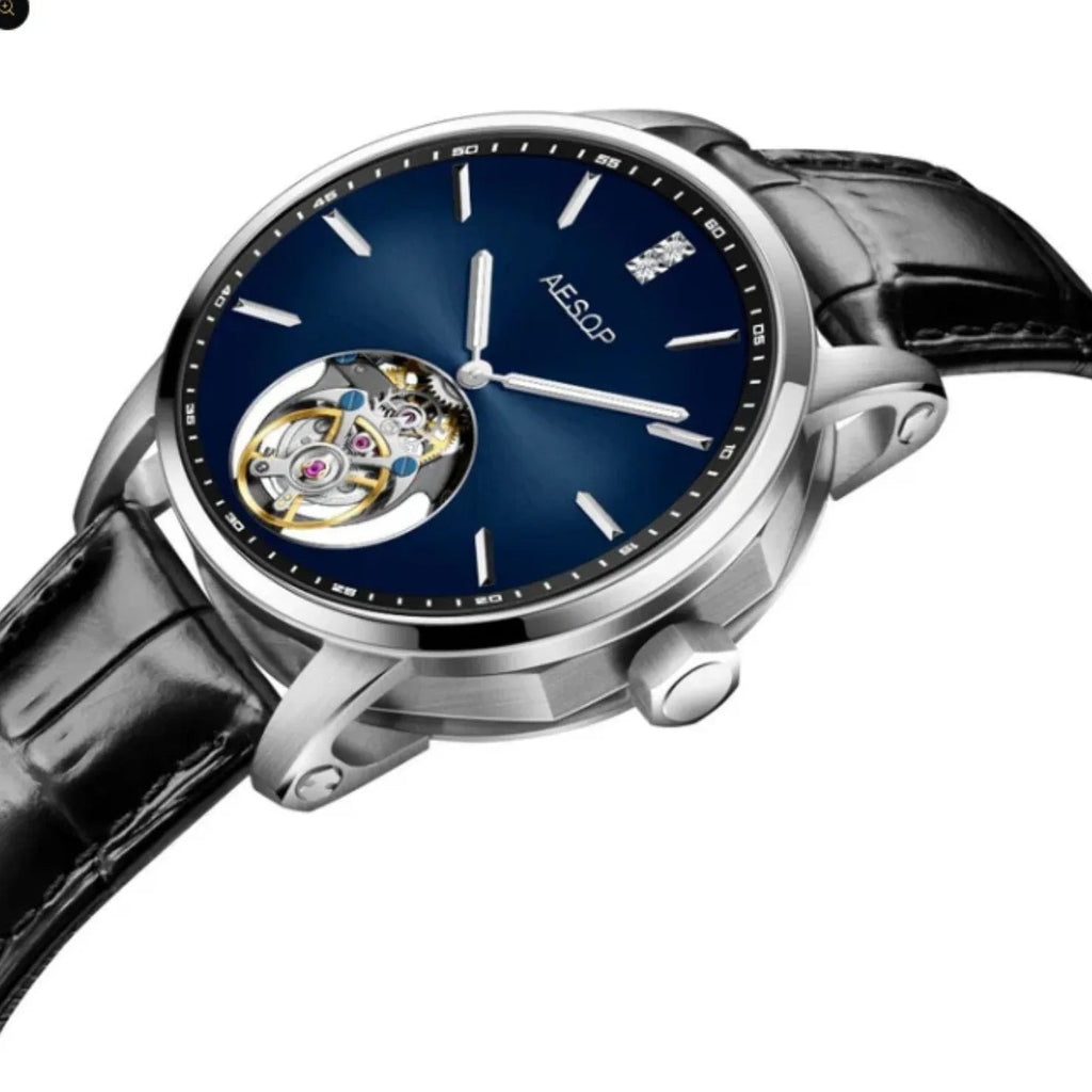 AESOP Original diamond tourbillon movement watch 7090 - DREAM WATCHES