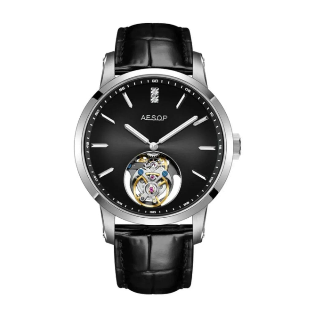 AESOP Original diamond tourbillon movement watch 7090 - DREAM WATCHES
