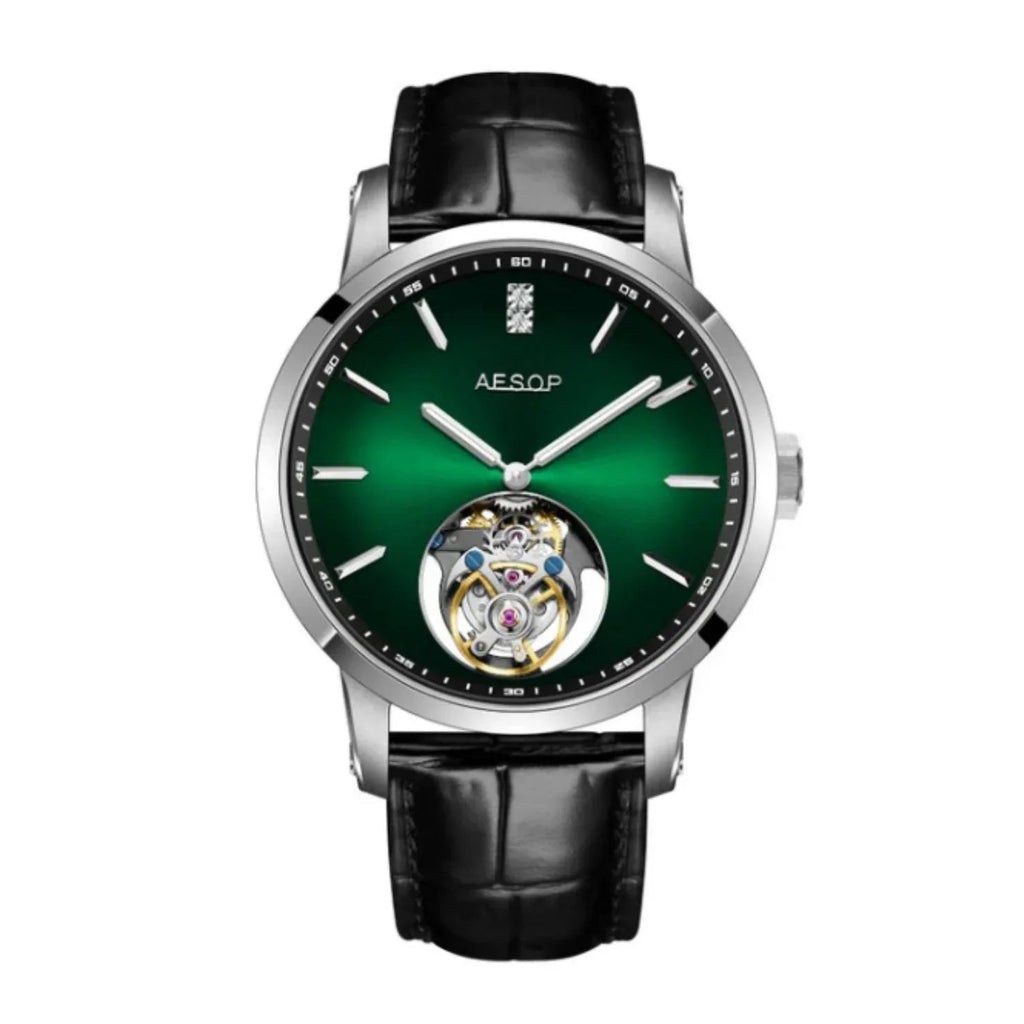 AESOP Original diamond tourbillon movement watch 7090 - DREAM WATCHES
