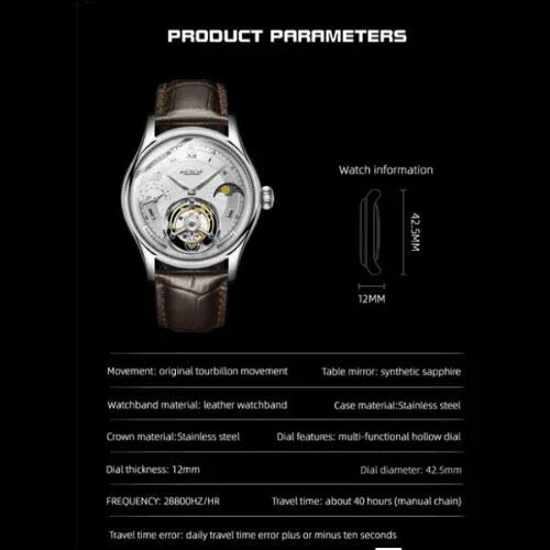 Aesop Original GMT Tourbillon Movement 7027 - DREAM WATCHES