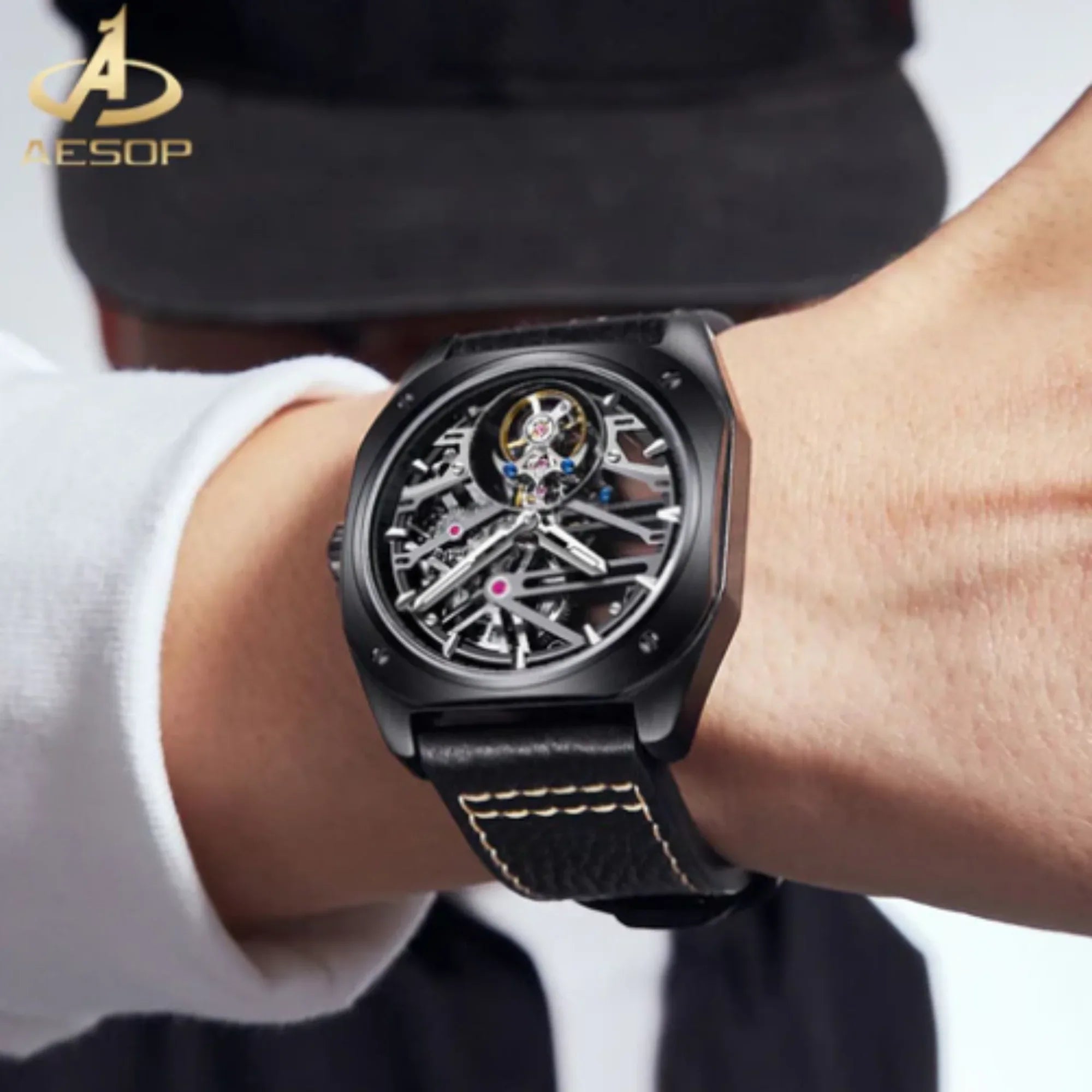 AESOP Original Skeleton Tourbillon Watch 7067 - DREAM WATCHES