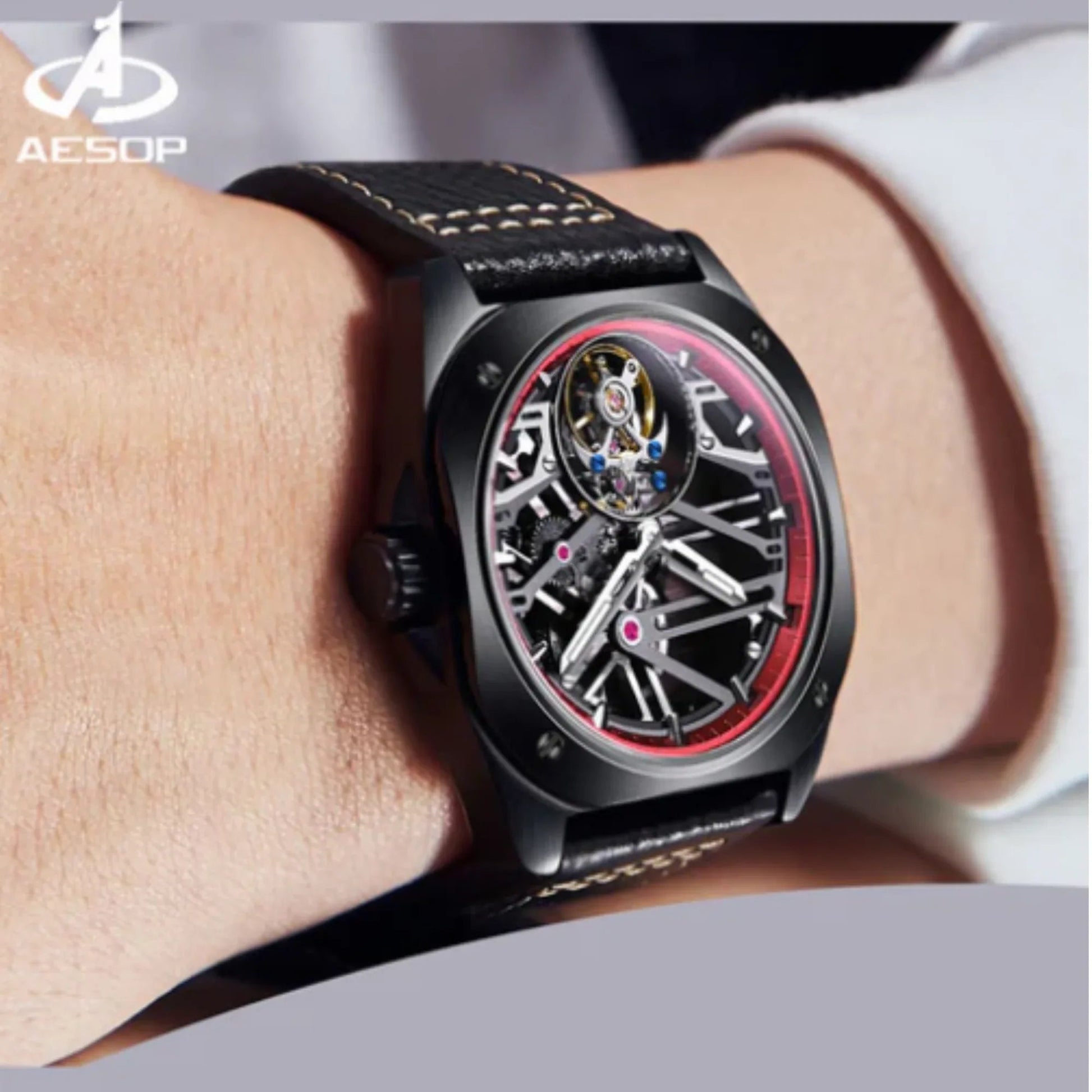 AESOP Original Skeleton Tourbillon Watch 7067 - DREAM WATCHES