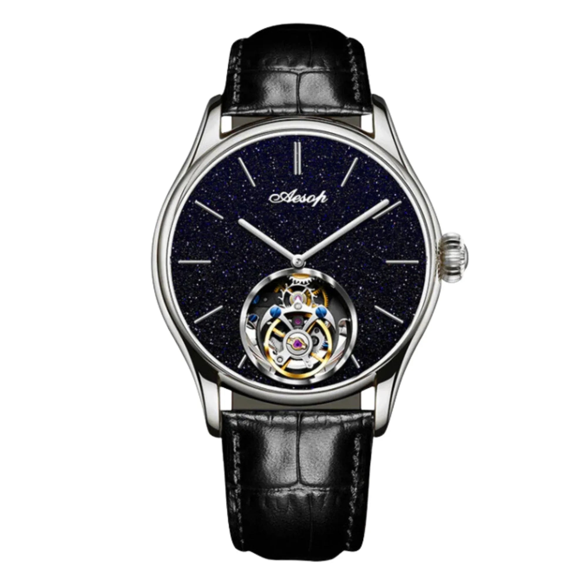 AESOP Original Tourbillon Skeleton Movement Watch 7050 - DREAM WATCHES