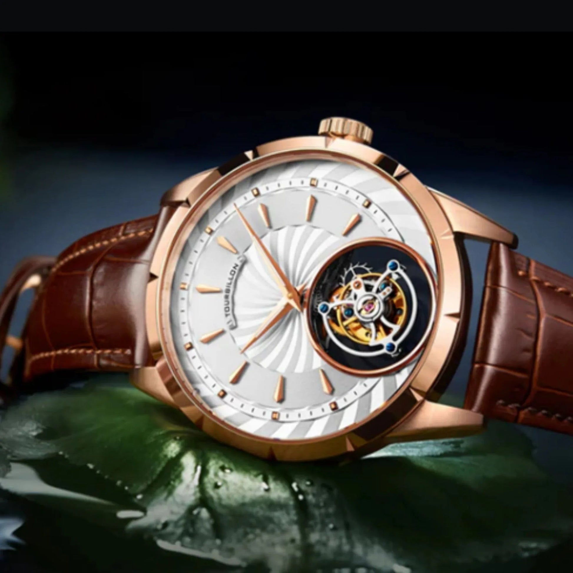 AESOP Original Tourbillon Sun Flower watch 7019 - DREAM WATCHES