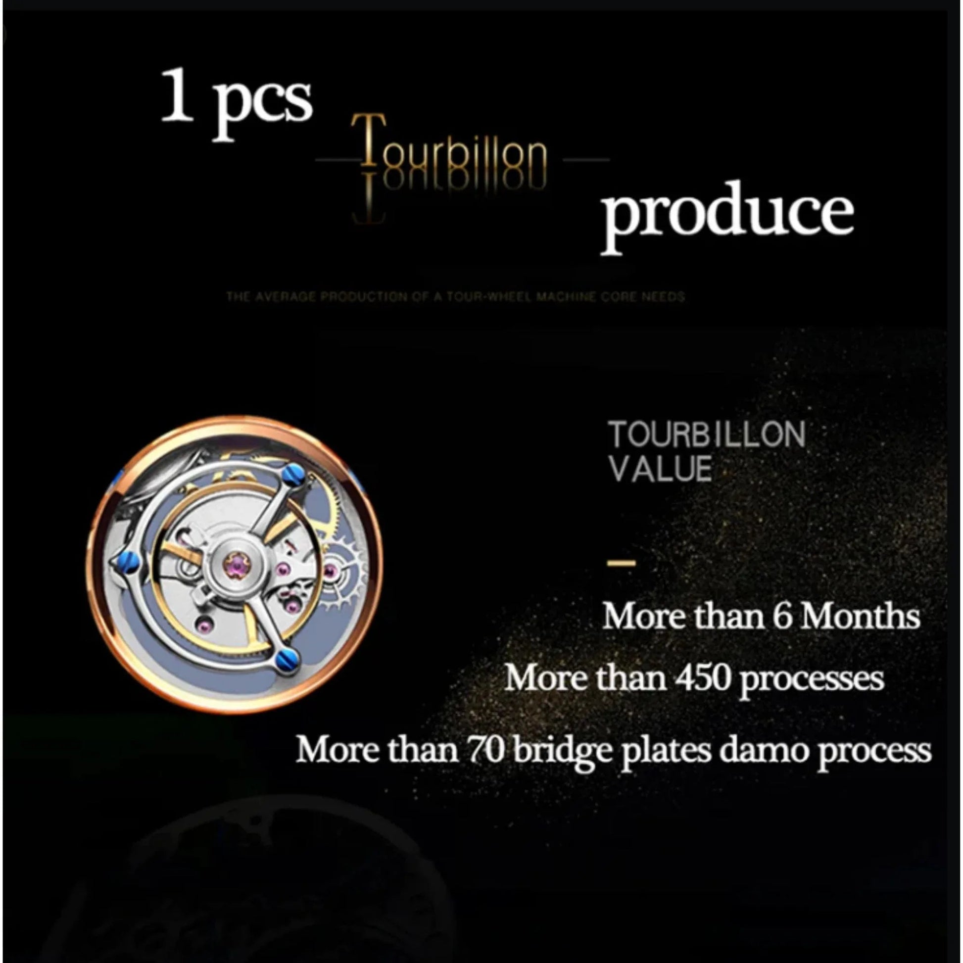AESOP Original Tourbillon Sun Flower watch 7019 - DREAM WATCHES