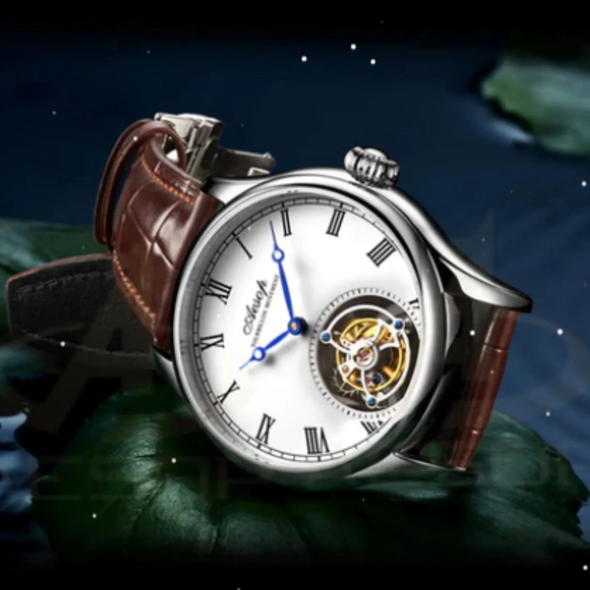 AESOP Roman Tourbillon Sapphire Mirror and Back Cover 7021 watch - DREAM WATCHES