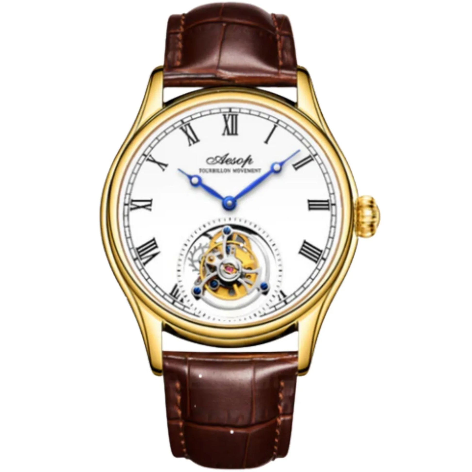 AESOP Roman Tourbillon Sapphire Mirror and Back Cover 7021 watch - DREAM WATCHES