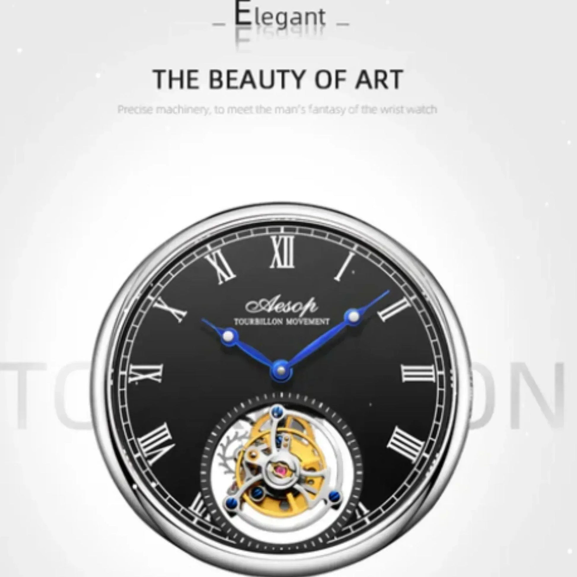 AESOP Roman Tourbillon Sapphire Mirror and Back Cover 7021 watch - DREAM WATCHES