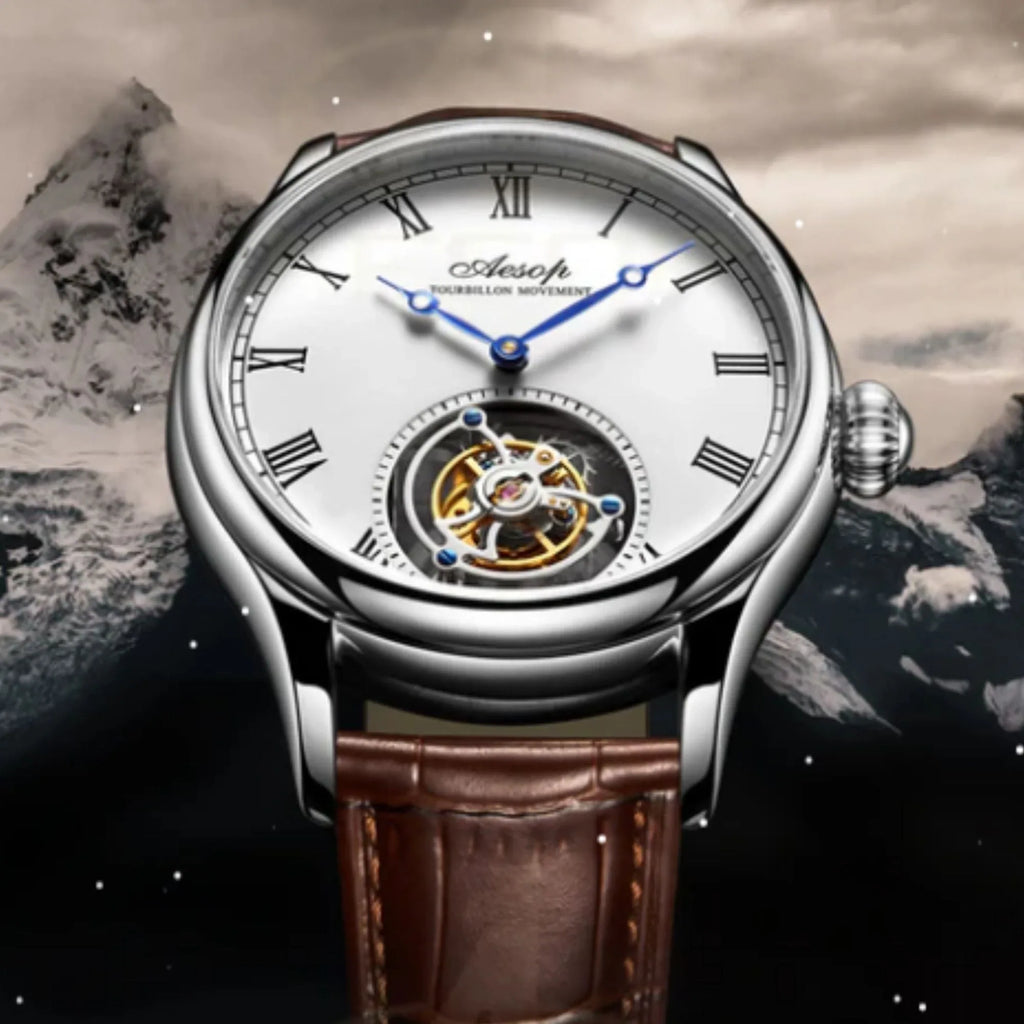 AESOP Roman Tourbillon Sapphire Mirror and Back Cover 7021 watch - DREAM WATCHES