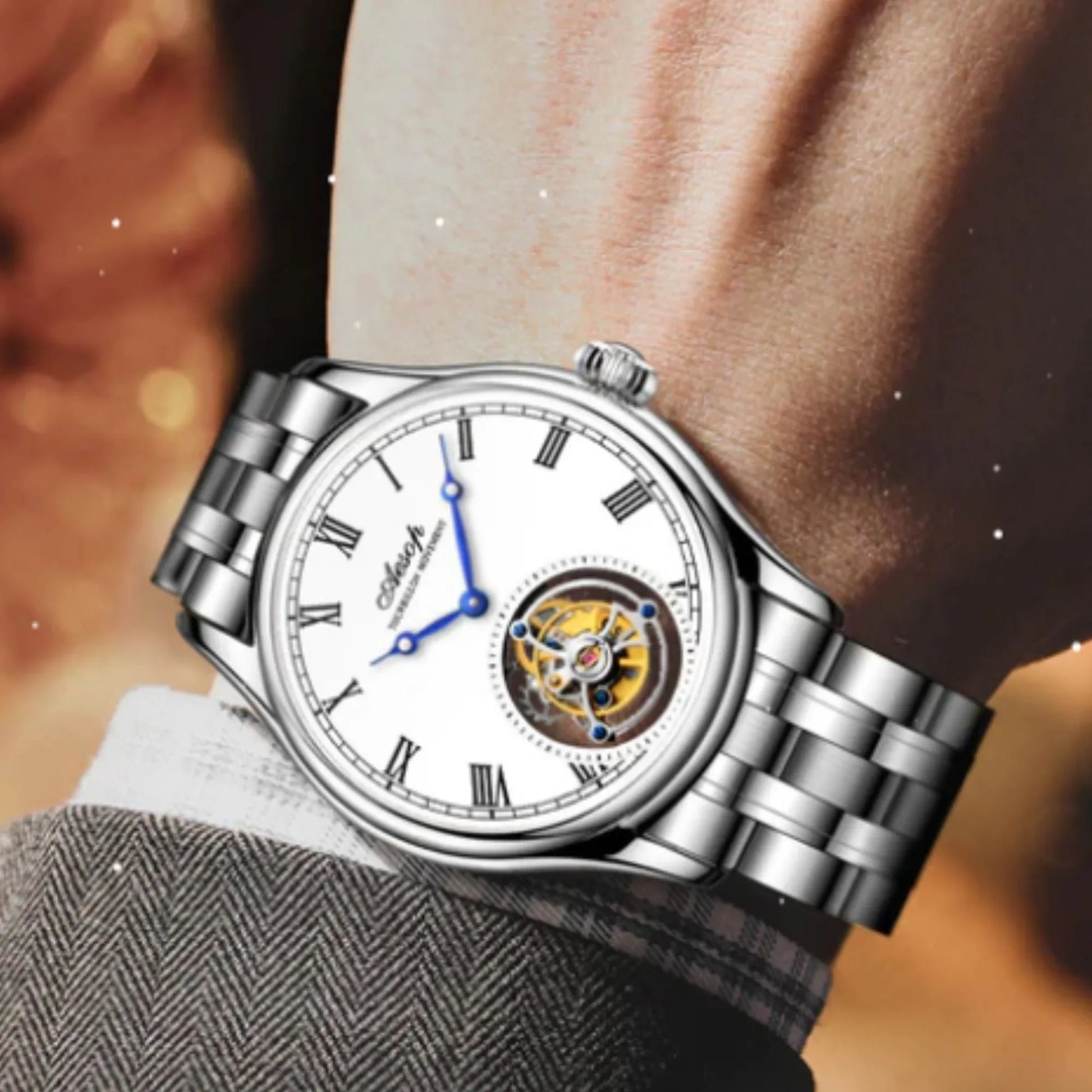 AESOP Roman Tourbillon Sapphire Mirror and Back Cover 7021 watch - DREAM WATCHES