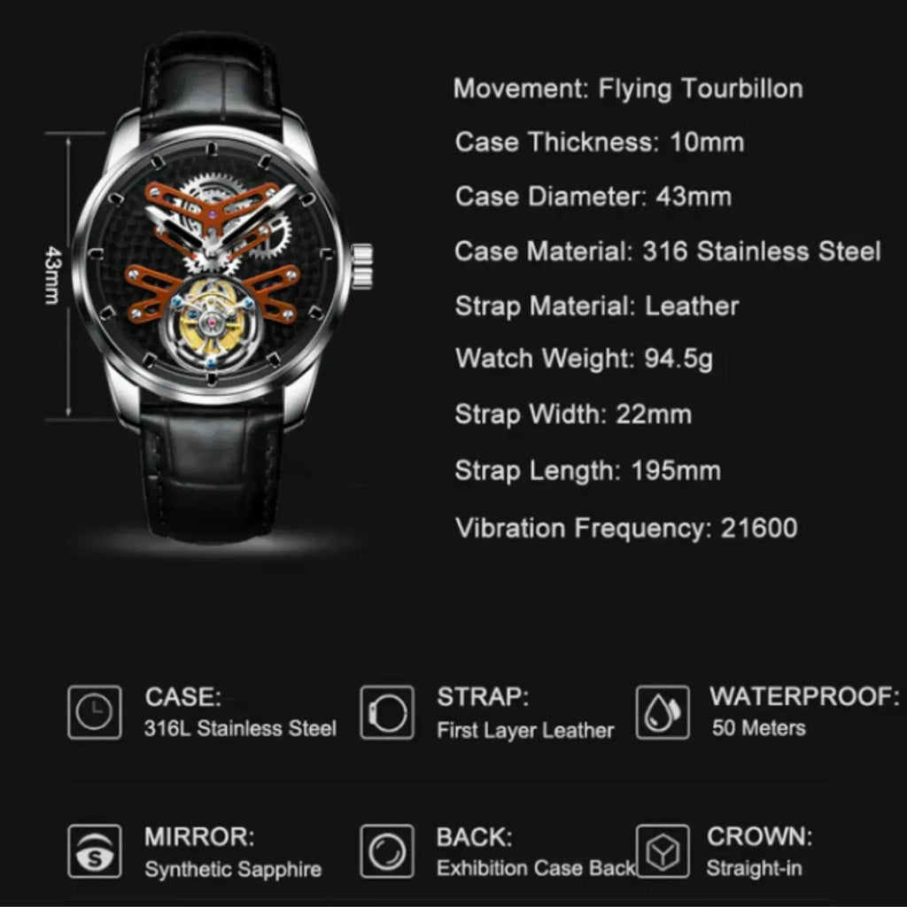 AESOP Skeleton Original Tourbillon Model 7029 - DREAM WATCHES