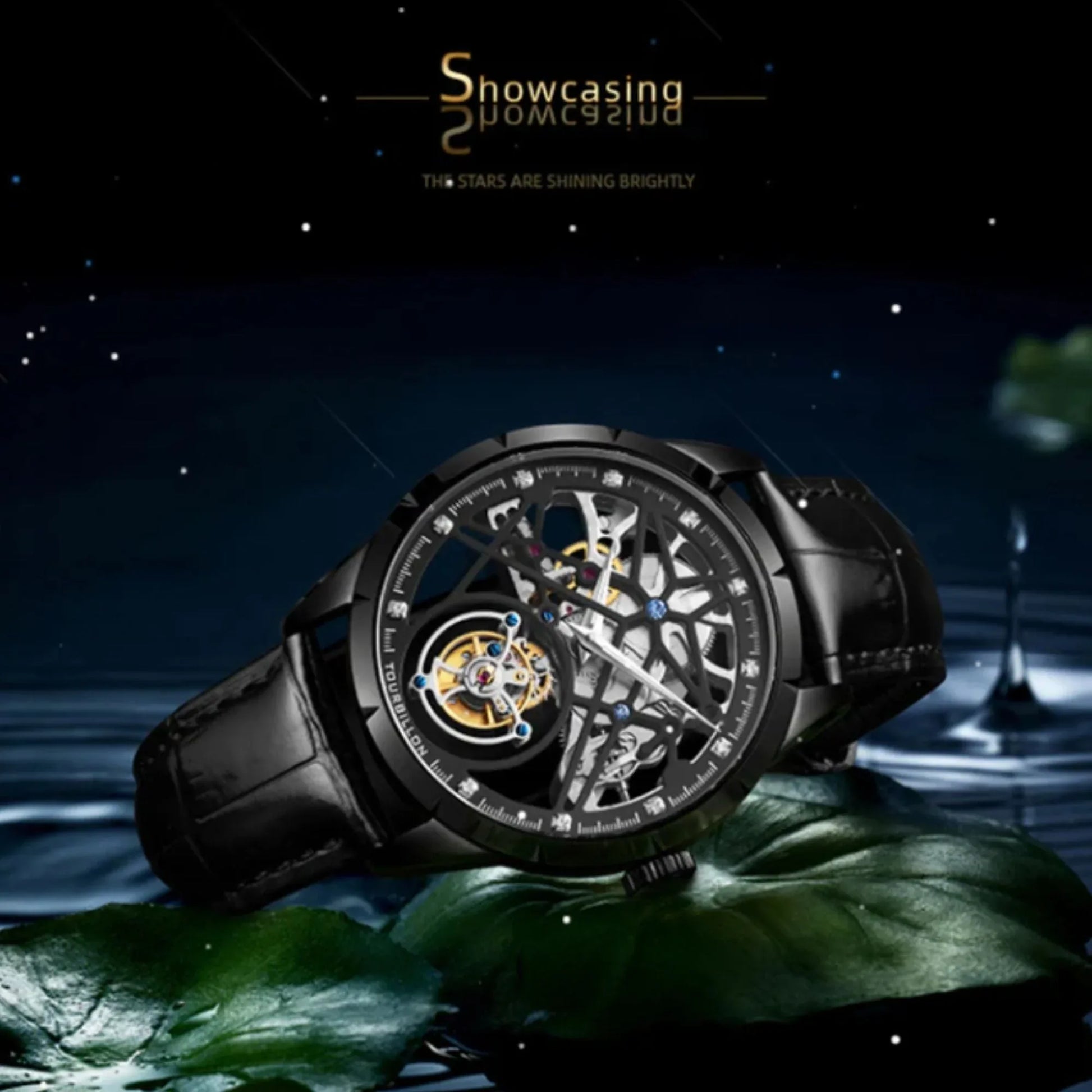 AESOP Skeleton Original Tourbillon Watch 5ATM Waterproof 7018 - DREAM WATCHES