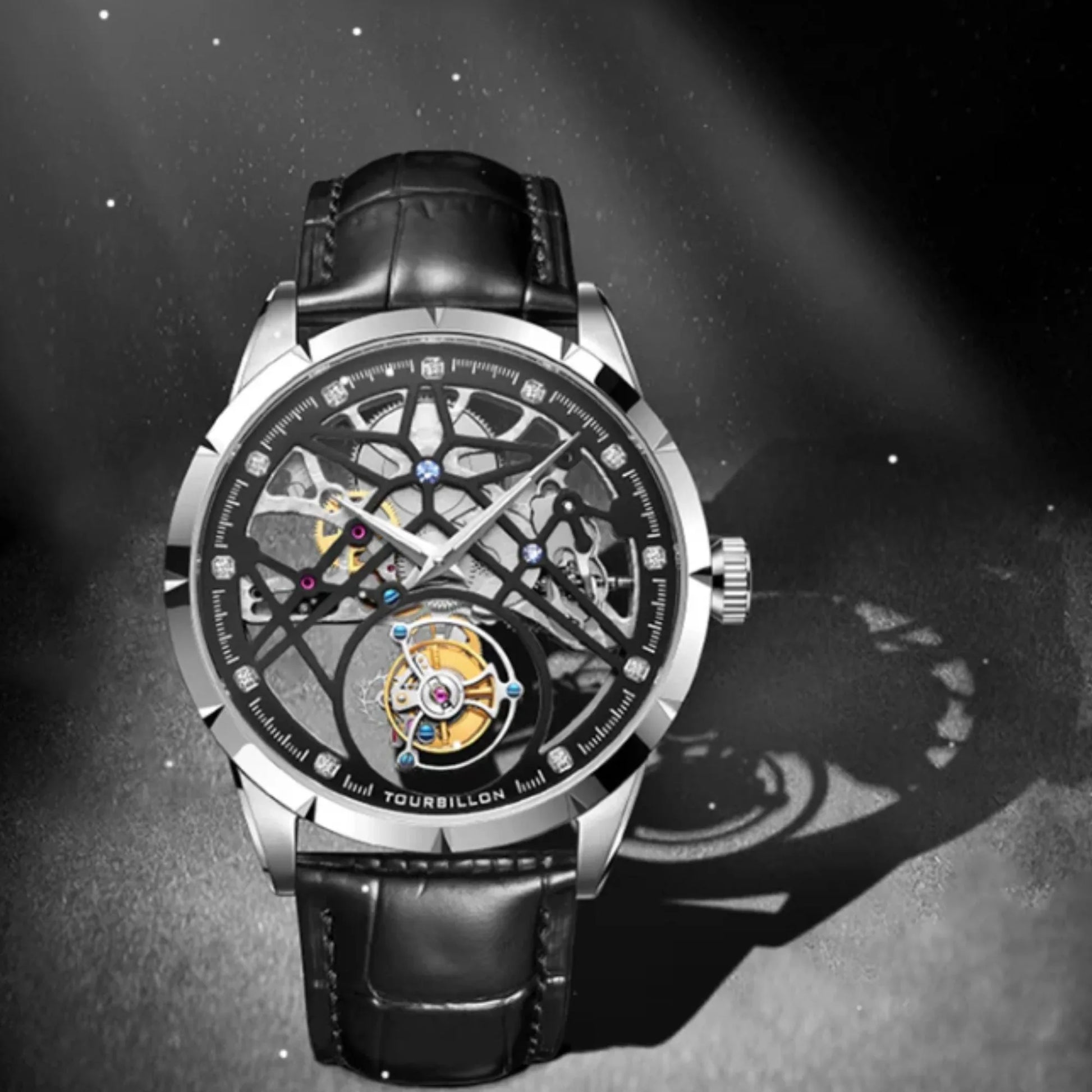 AESOP Skeleton Original Tourbillon Watch 5ATM Waterproof 7018 - DREAM WATCHES
