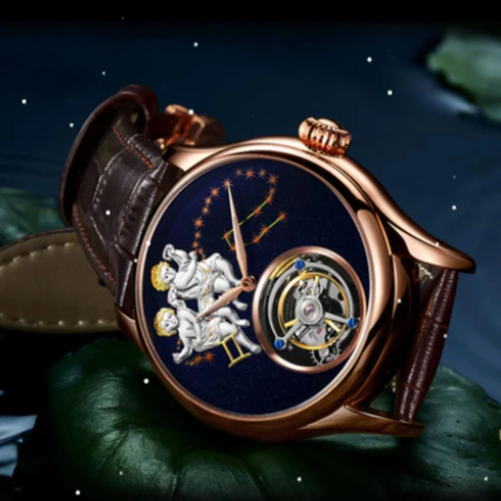 AESOP Tourbillon Gemini Angels Dial 7003 Watch - DREAM WATCHES