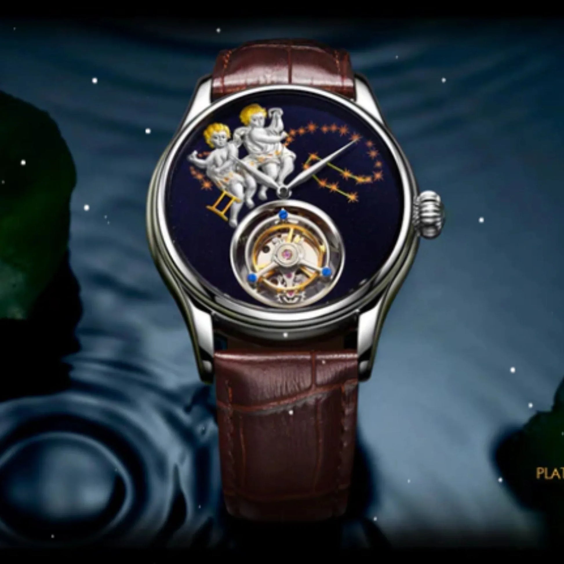 AESOP Tourbillon Gemini Angels Dial 7003 Watch - DREAM WATCHES
