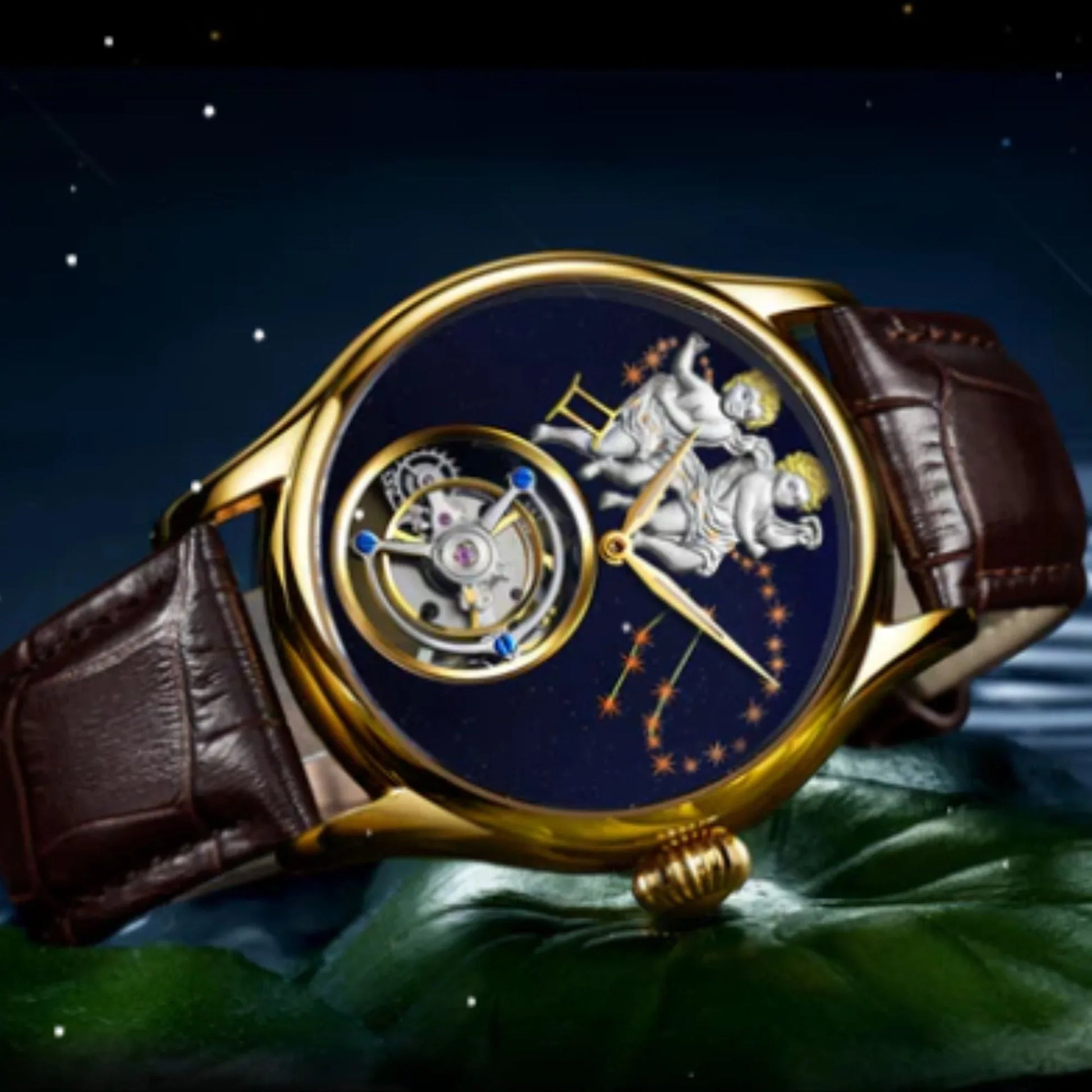 AESOP Tourbillon Gemini Angels Dial 7003 Watch - DREAM WATCHES