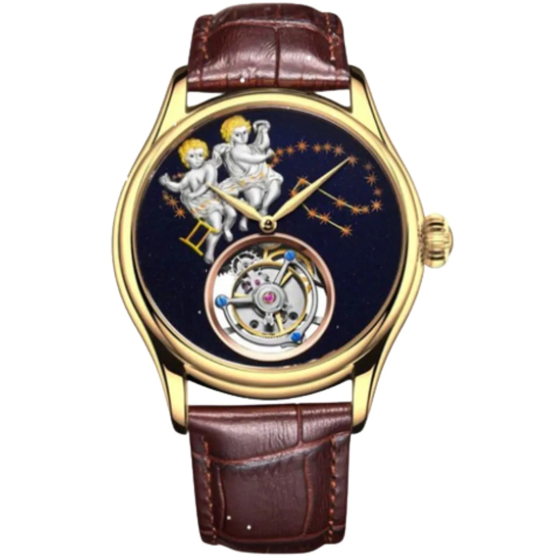 AESOP Tourbillon Gemini Angels Dial 7003 Watch - DREAM WATCHES