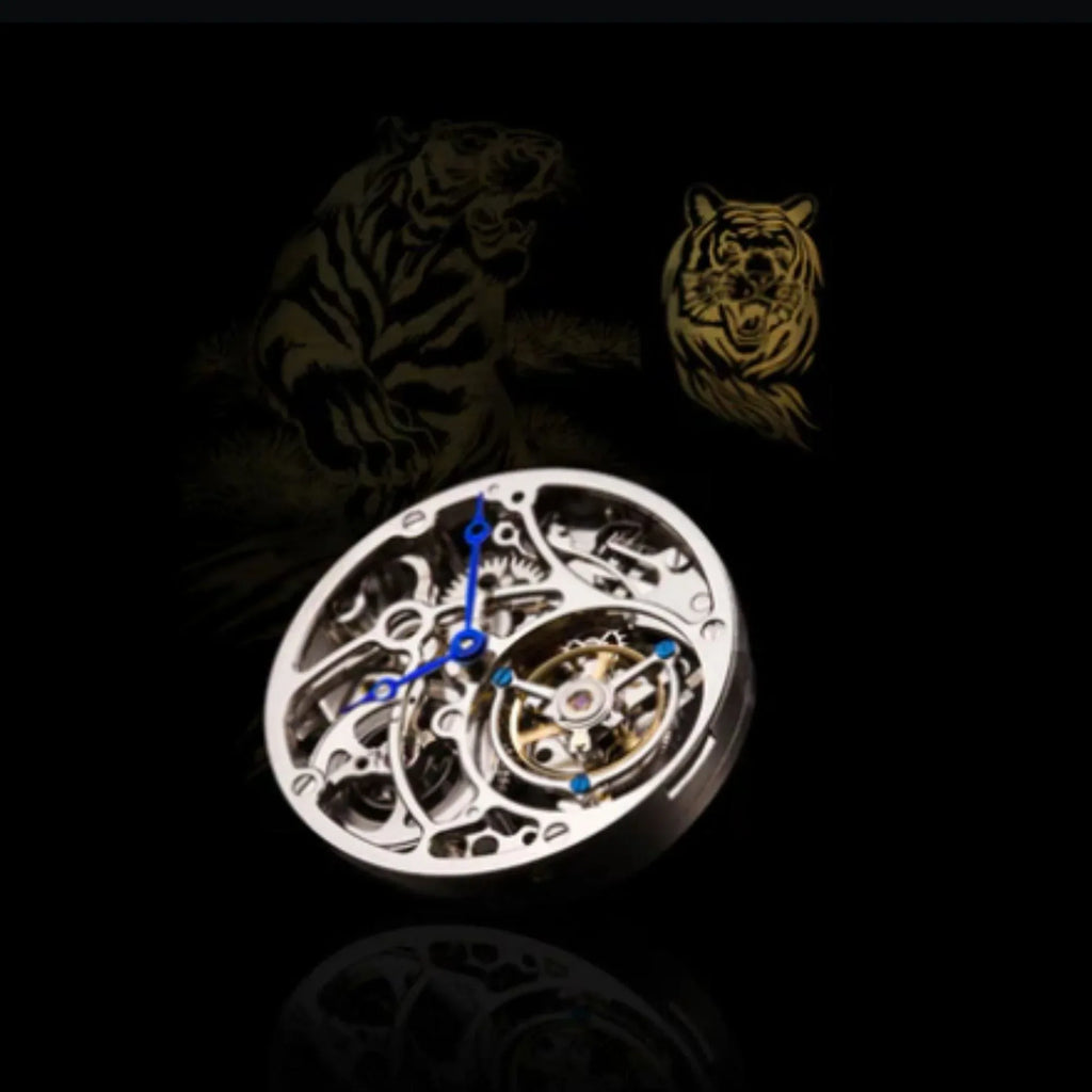 AESOP Zodiac Tourbillon Tiger Watch 7013 - DREAM WATCHES