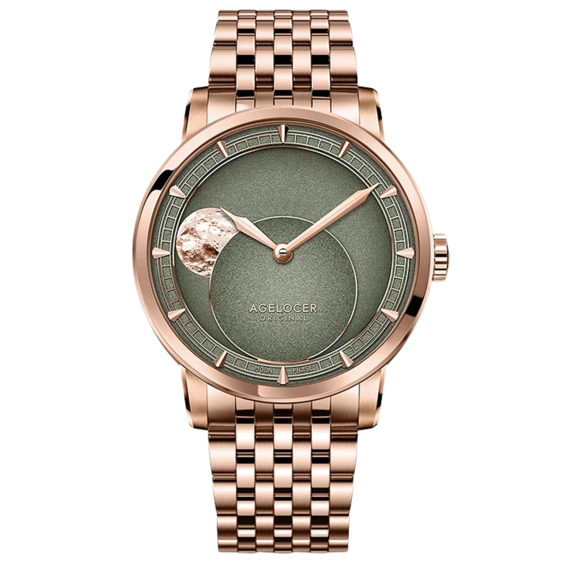 AGELOCER Major Breakthrough 29.51-Days MoonPhase Original Astronomer Men's Mechanical Watch - DREAM WATCHES