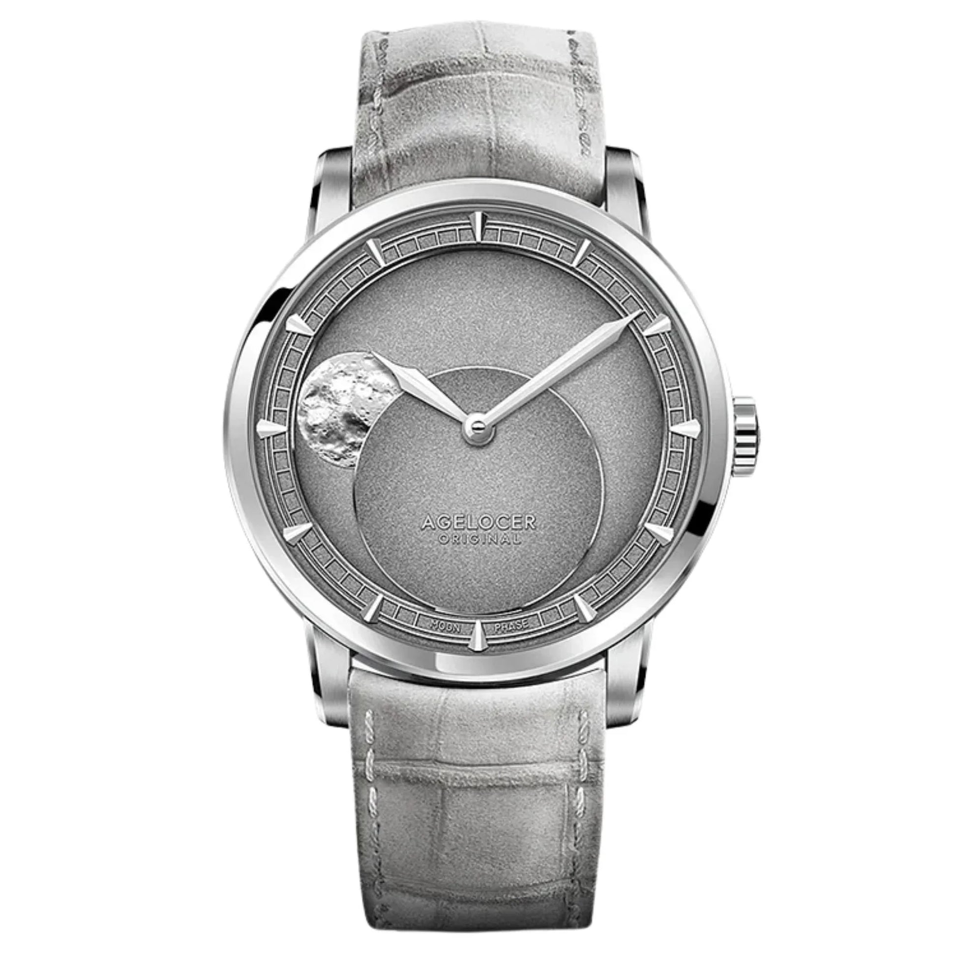 AGELOCER Major Breakthrough 29.51-Days MoonPhase Original Astronomer Men's Mechanical Watch - DREAM WATCHES