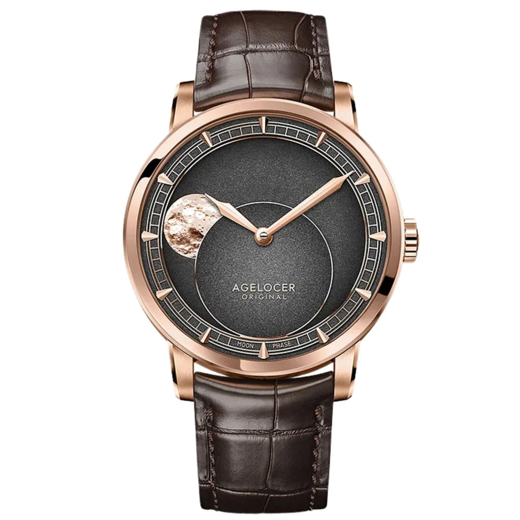 AGELOCER Major Breakthrough 29.51-Days MoonPhase Original Astronomer Men's Mechanical Watch - DREAM WATCHES