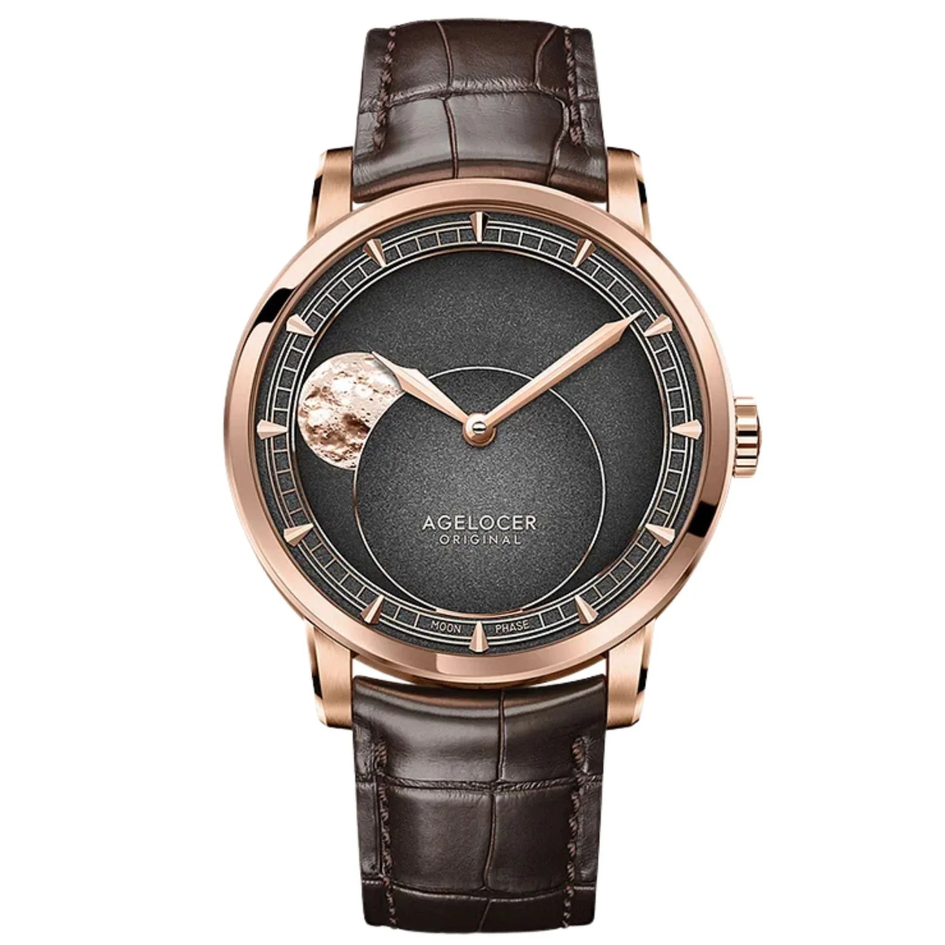 AGELOCER Major Breakthrough 29.51-Days MoonPhase Original Astronomer Men's Mechanical Watch - DREAM WATCHES